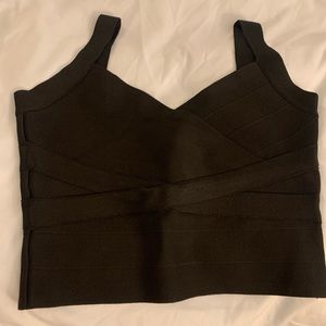 Guess Bandage Black Top